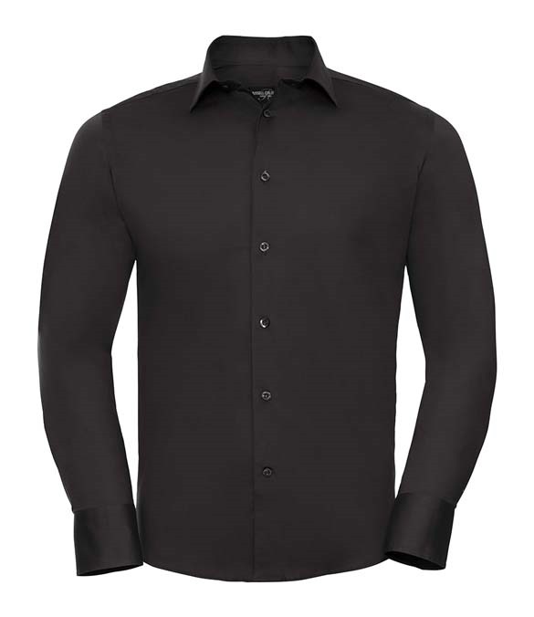 Russell Collection Long Sleeve Easy Care Fitted Shirt