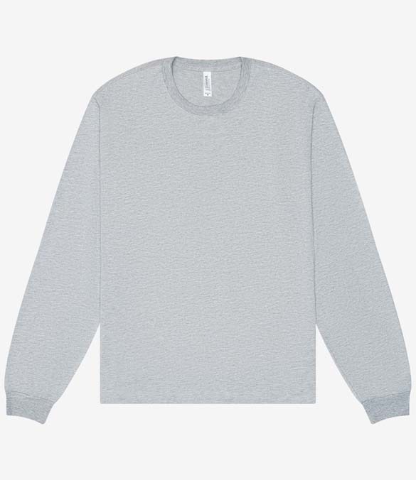 Canvas Unisex Heavyweight Long Sleeve Boxy T-Shirt