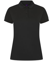 Henbury Ladies Coolplus? Wicking Pique Polo Shirt