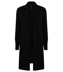 Henbury Ladies Longline Open Cardigan