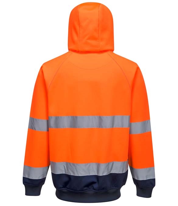 Portwest Hi-Vis Two Tone Hooded Sweatshirt